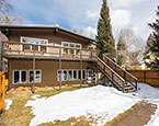 Winter yard and deck 