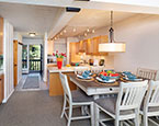 Dining area and kitchen 