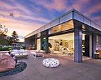 Summer exterior sunset 
